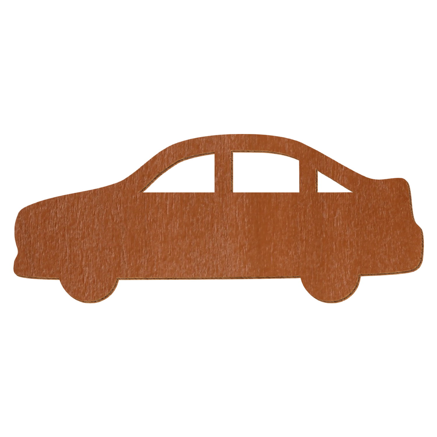 Auto V2 Braun Holz Zuschnitt 3-50cm