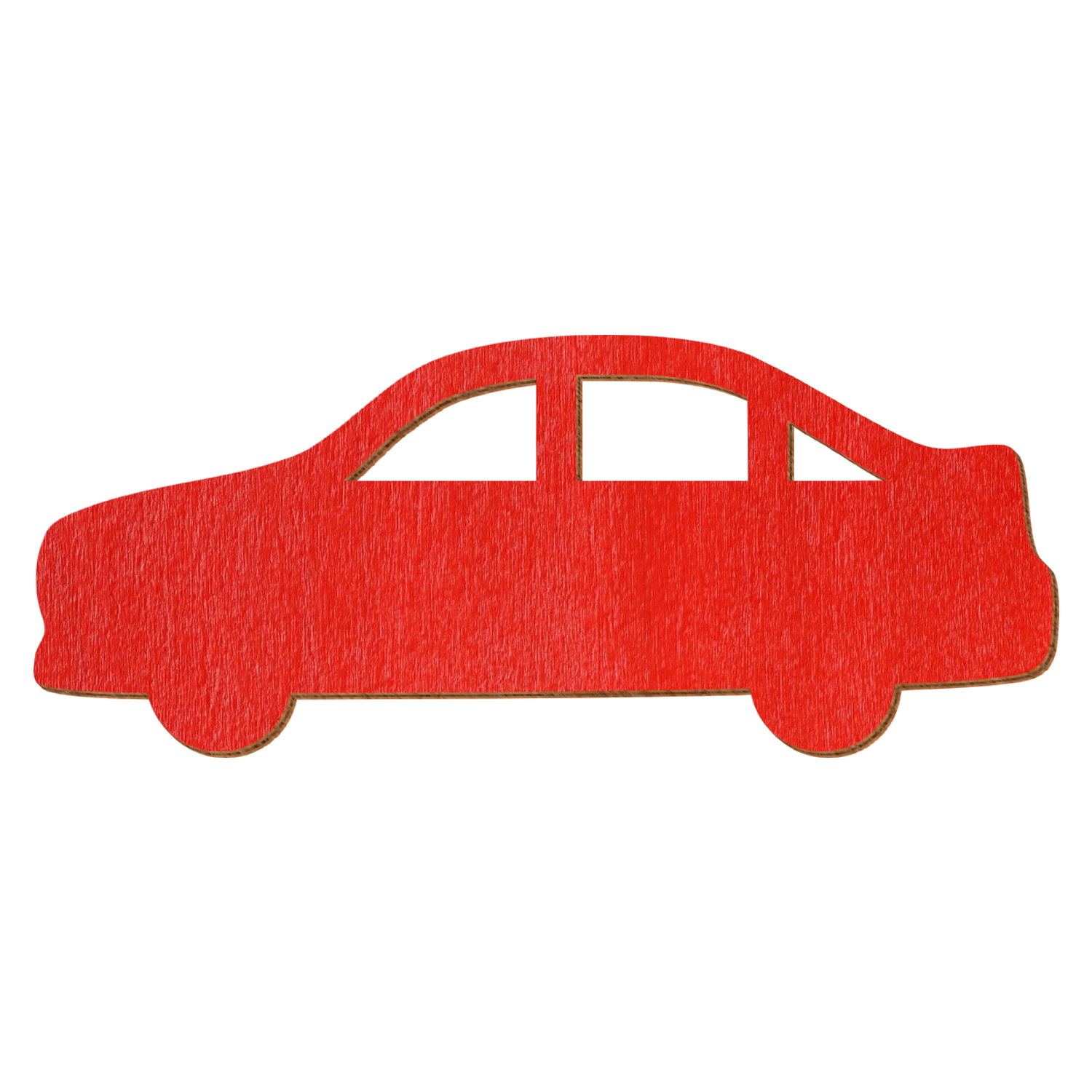 Auto V2 Rot Holz Zuschnitt 3-50cm