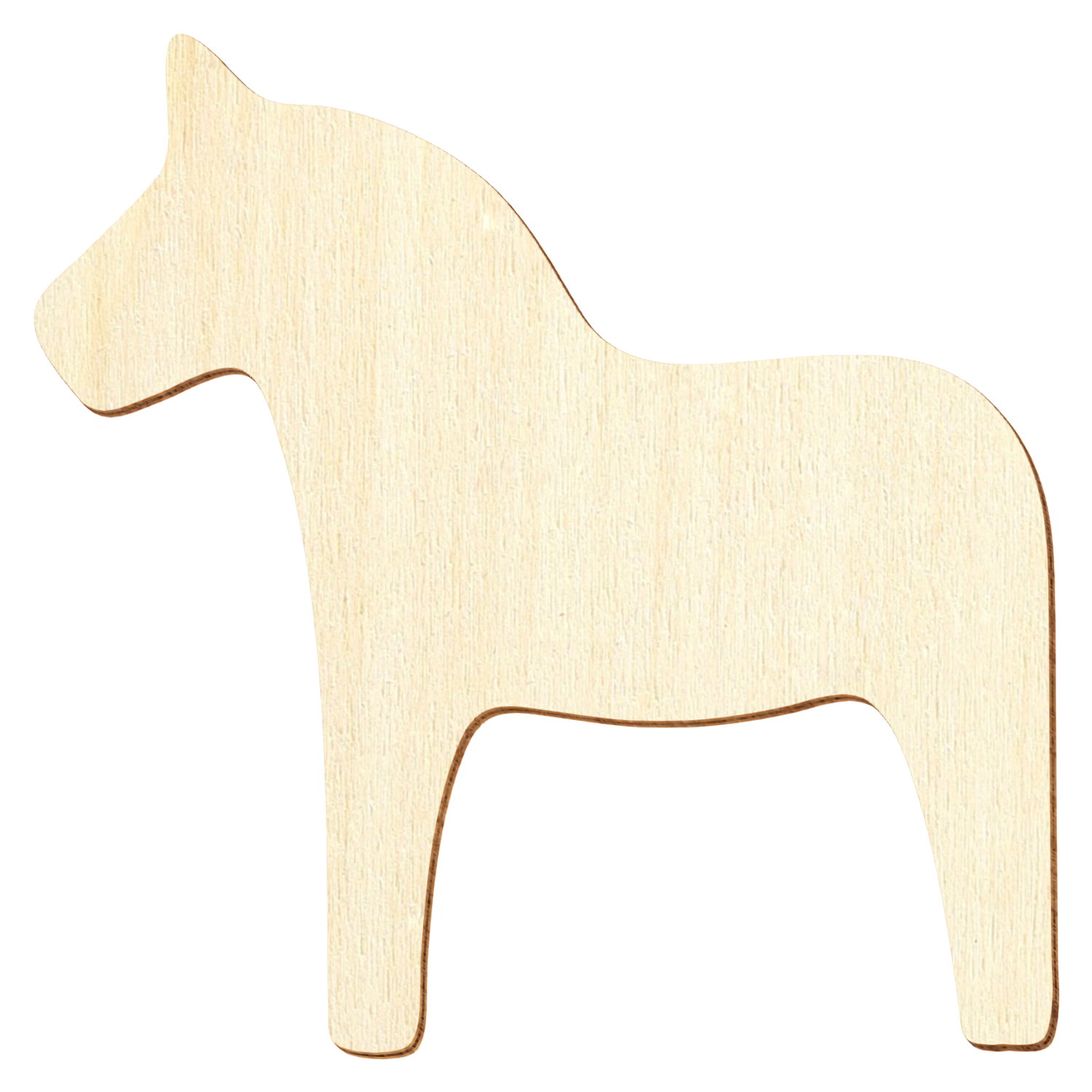 Dala Pferd Holz Zuschnitt 3-50cm
