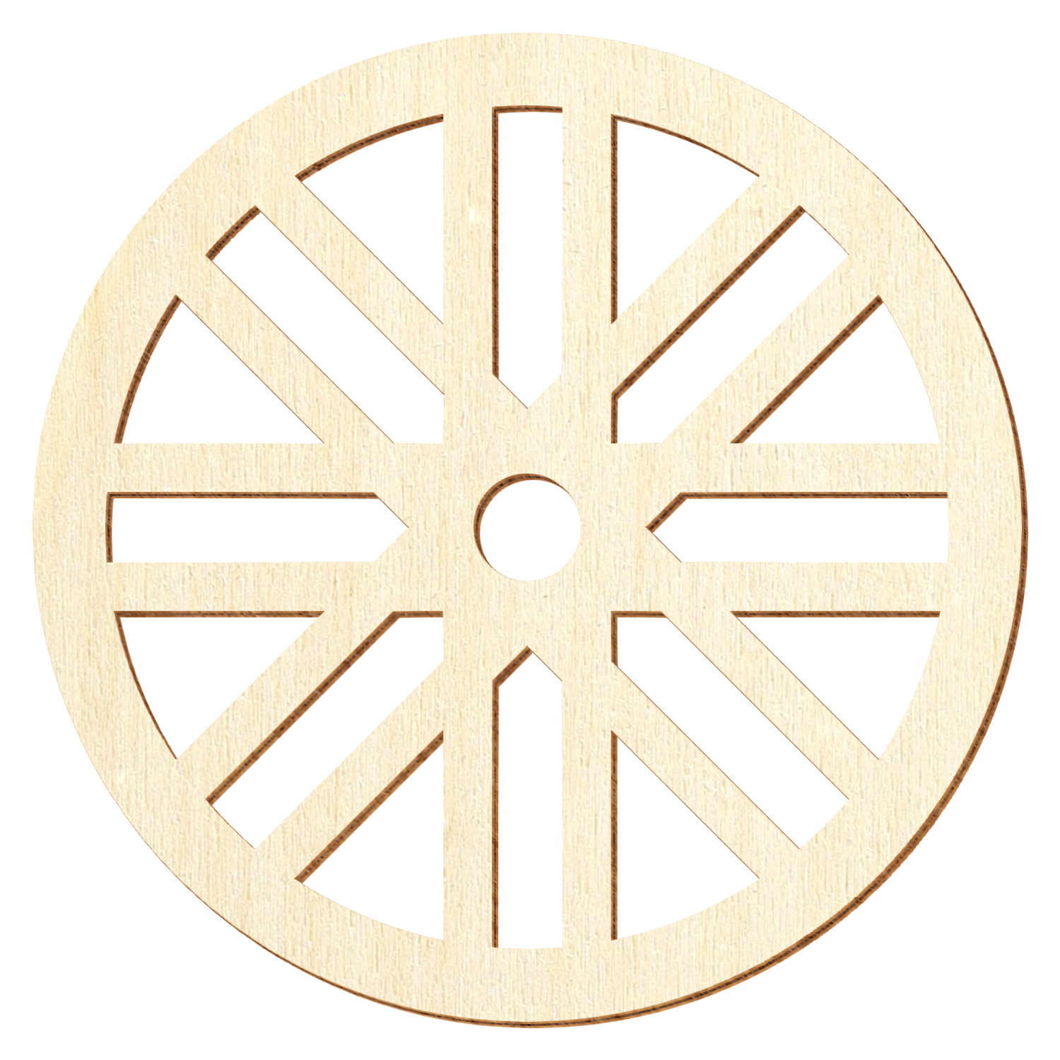 Wagenrad V5 Holz Zuschnitt 5-50cm