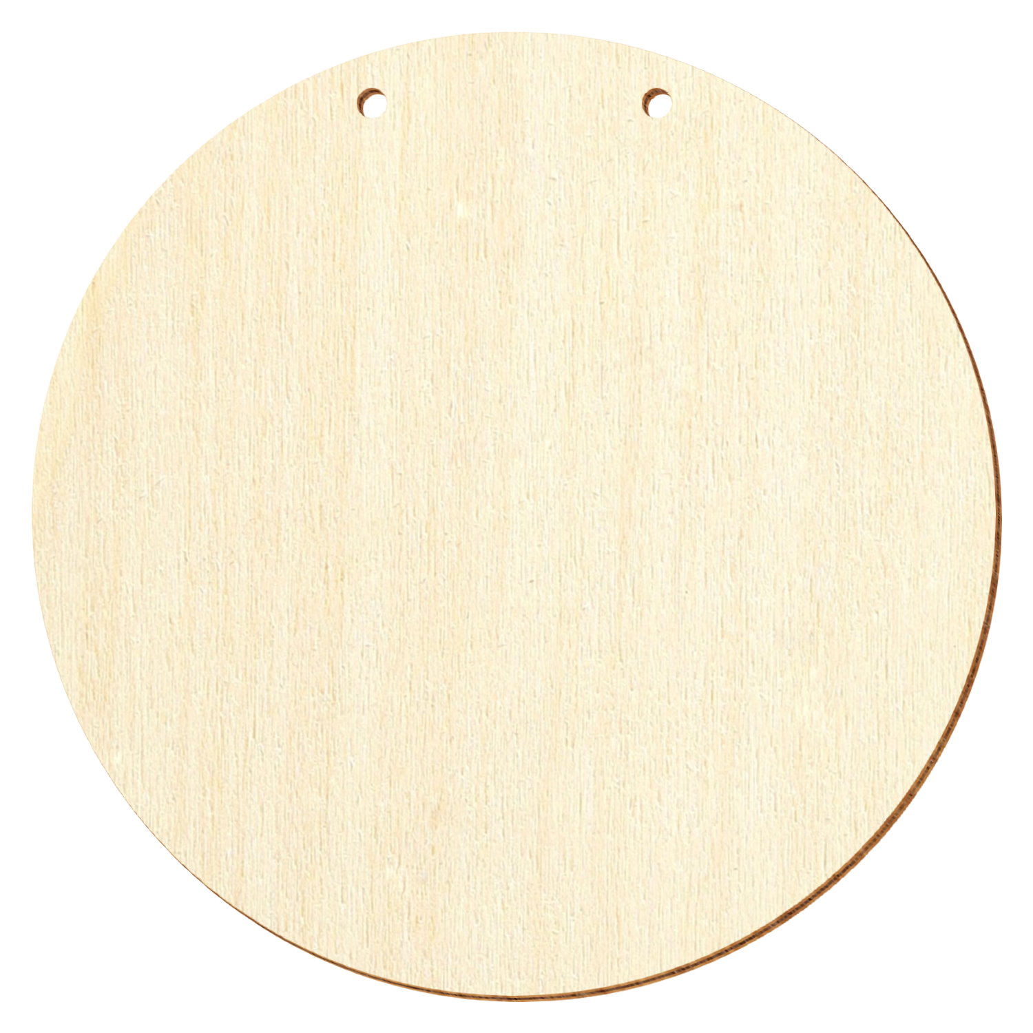 Scheibe Kreis 2 Löcher nebeneinander Holz Zuschnitt 3-50cm