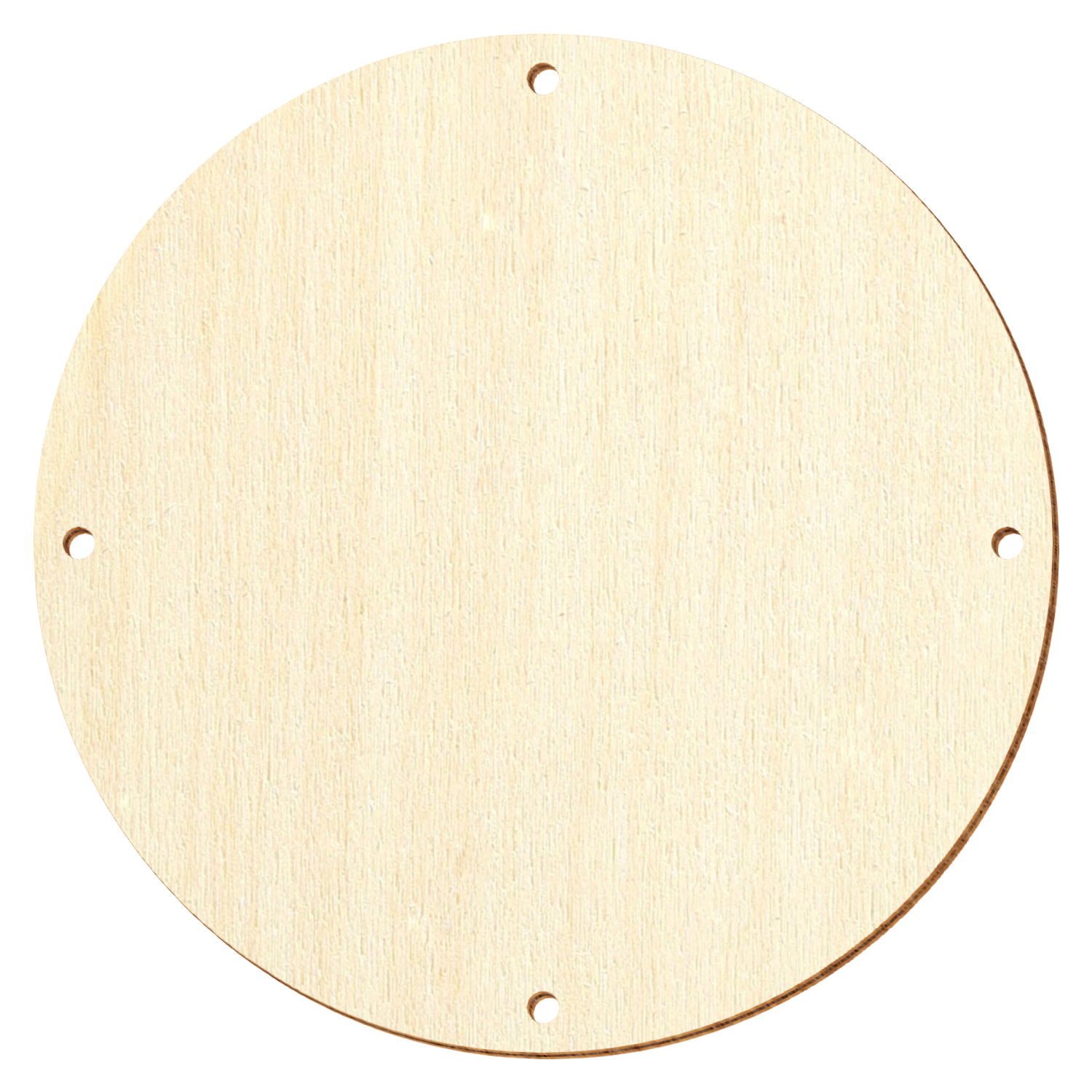 Scheibe 4 Löcher Holz Zuschnitt 3-50cm