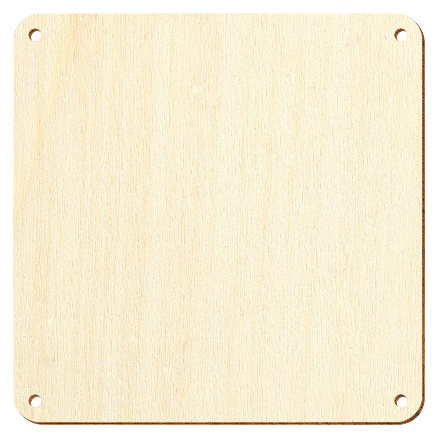 Quadrat 4 Löcher Holz Zuschnitt 3-50cm