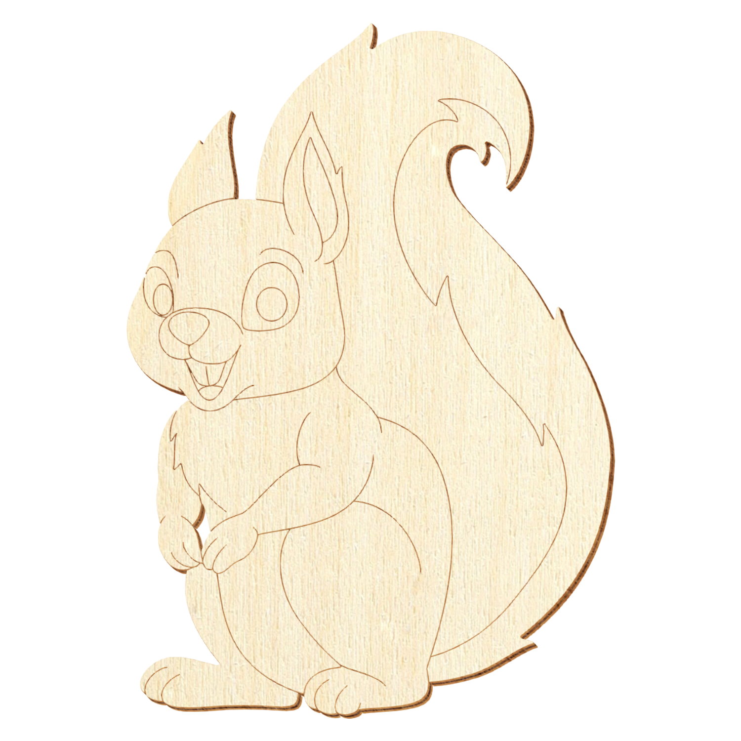 Eichhörnchen V3 Holz Zuschnitt 5-50cm