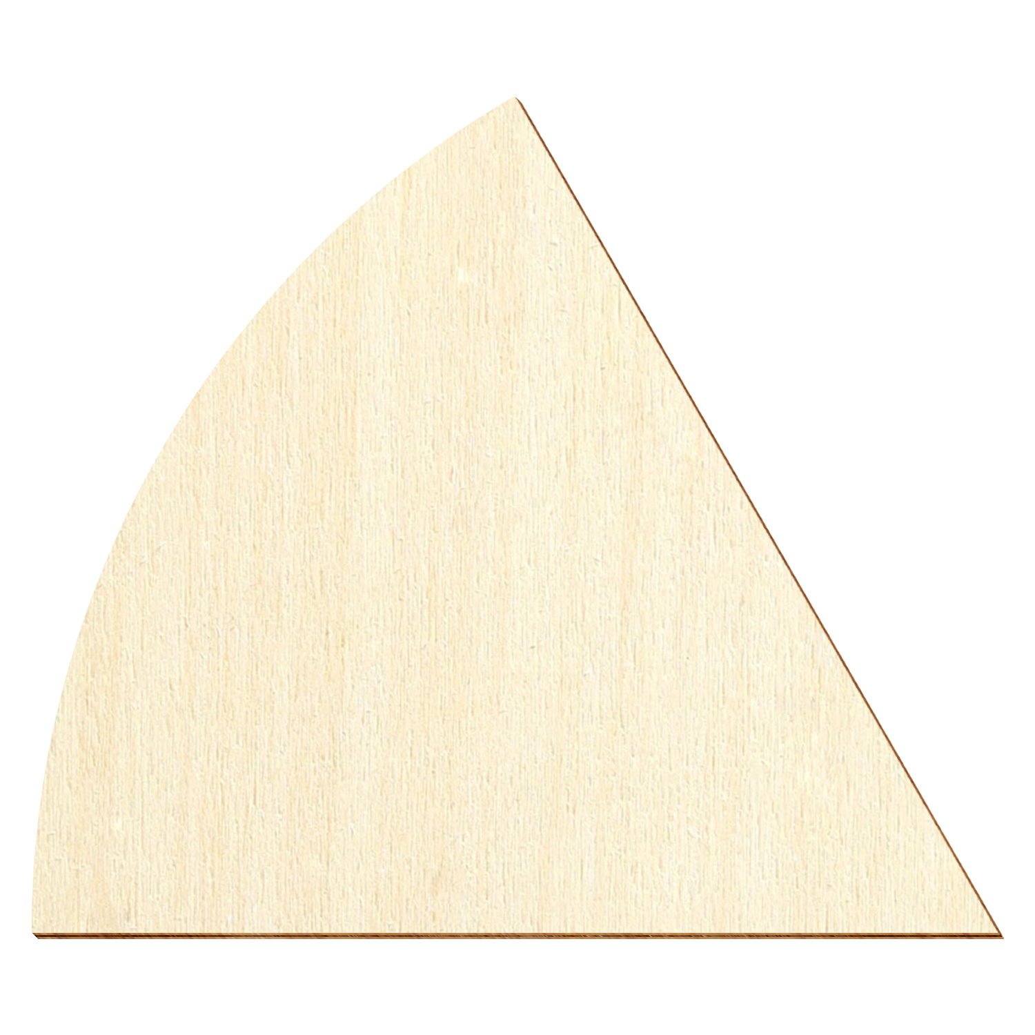 1/6 Kreis Holz Zuschnitt 3-50cm