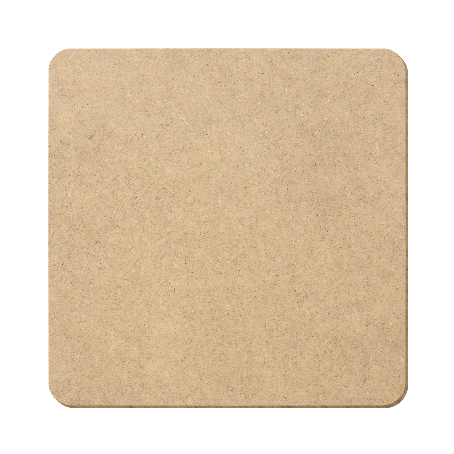 Quadrat Viereck gerundet MDF Zuschnitt 1-50cm