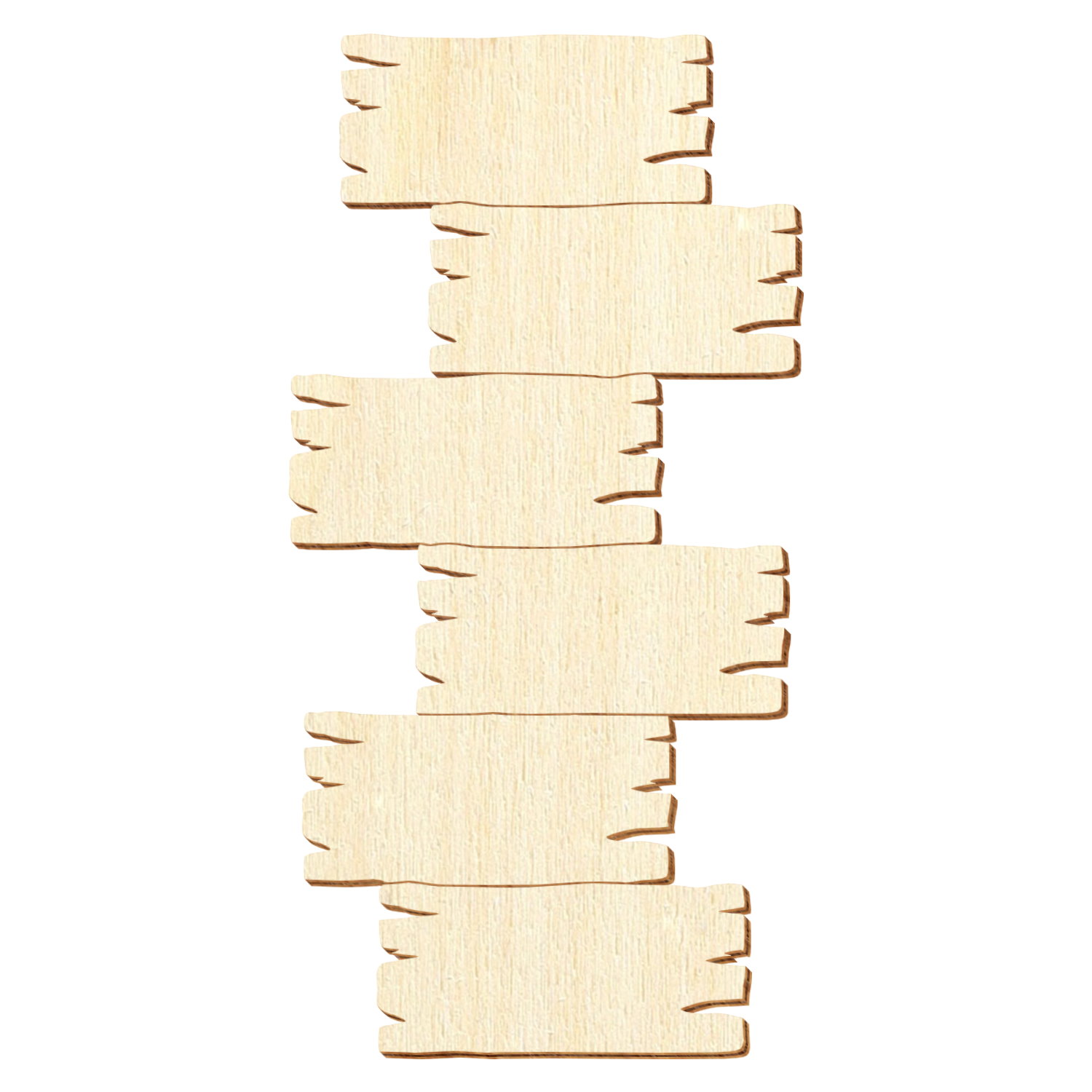 Versatzschild V2 Holzbrettoptik Holz Zuschnitt 5-50cm
