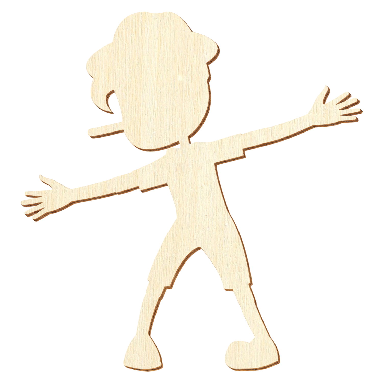 Pinocchio Holz Zuschnitt 5-50cm