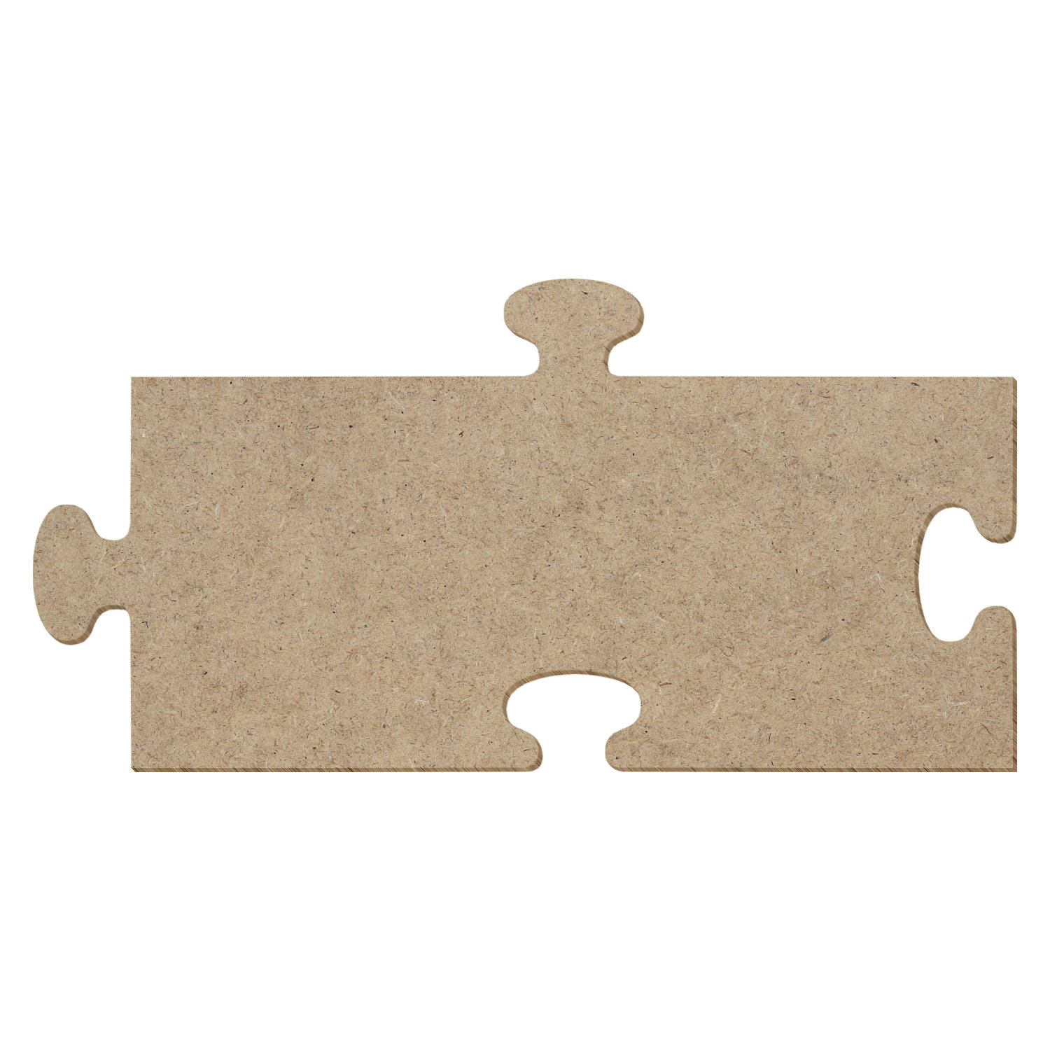 Rechteckiges Puzzleteil MDF Zuschnitt 5-50cm