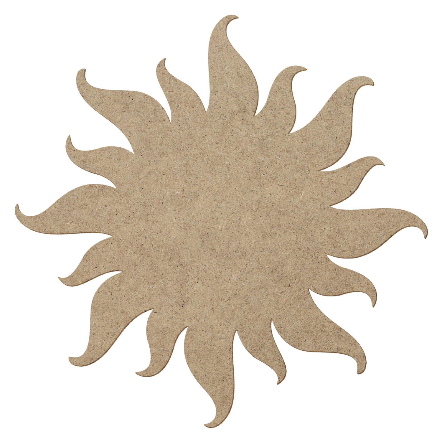 Sonne MDF Zuschnitt 5-50cm