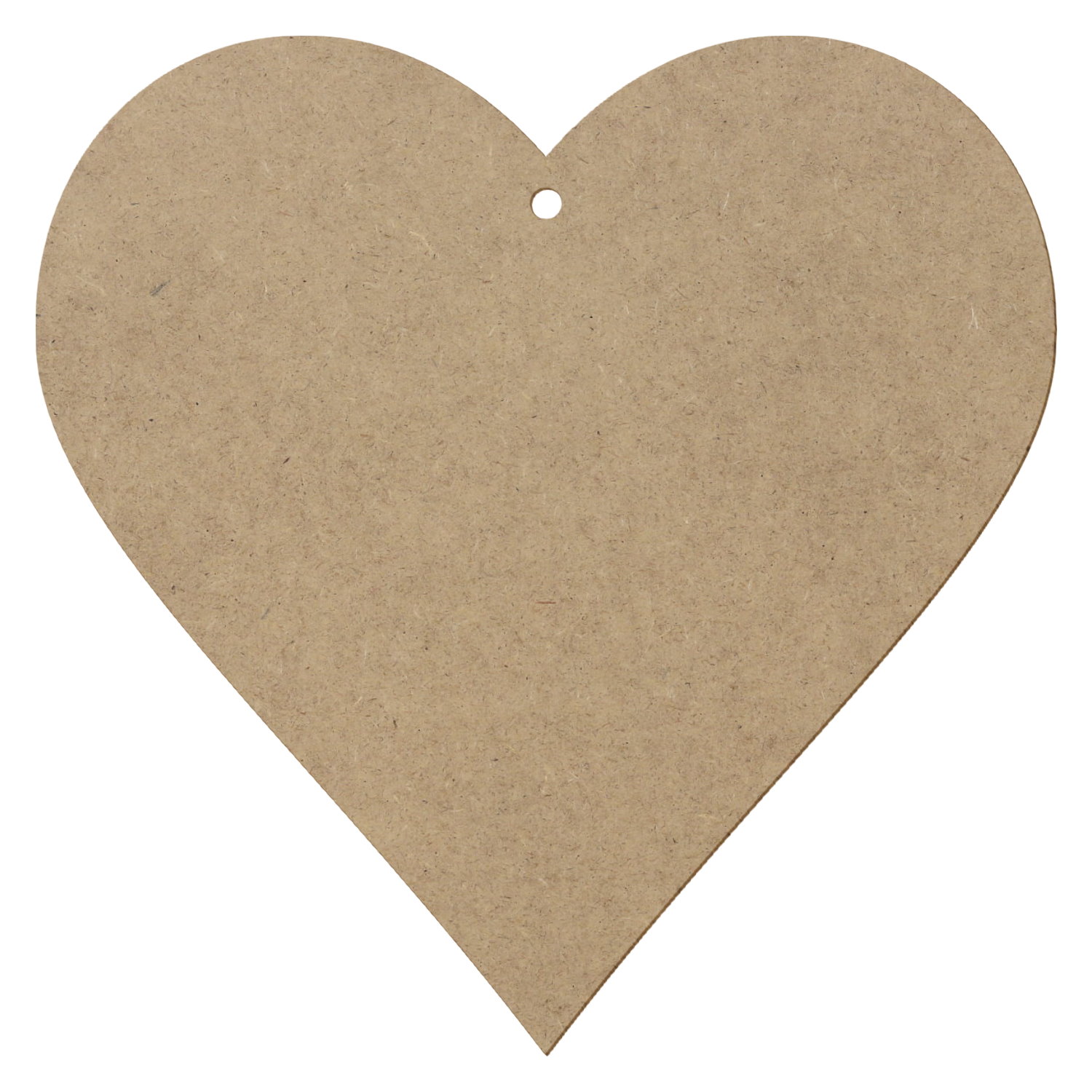 Herz 1 Loch MDF Zuschnitt 5-50cm