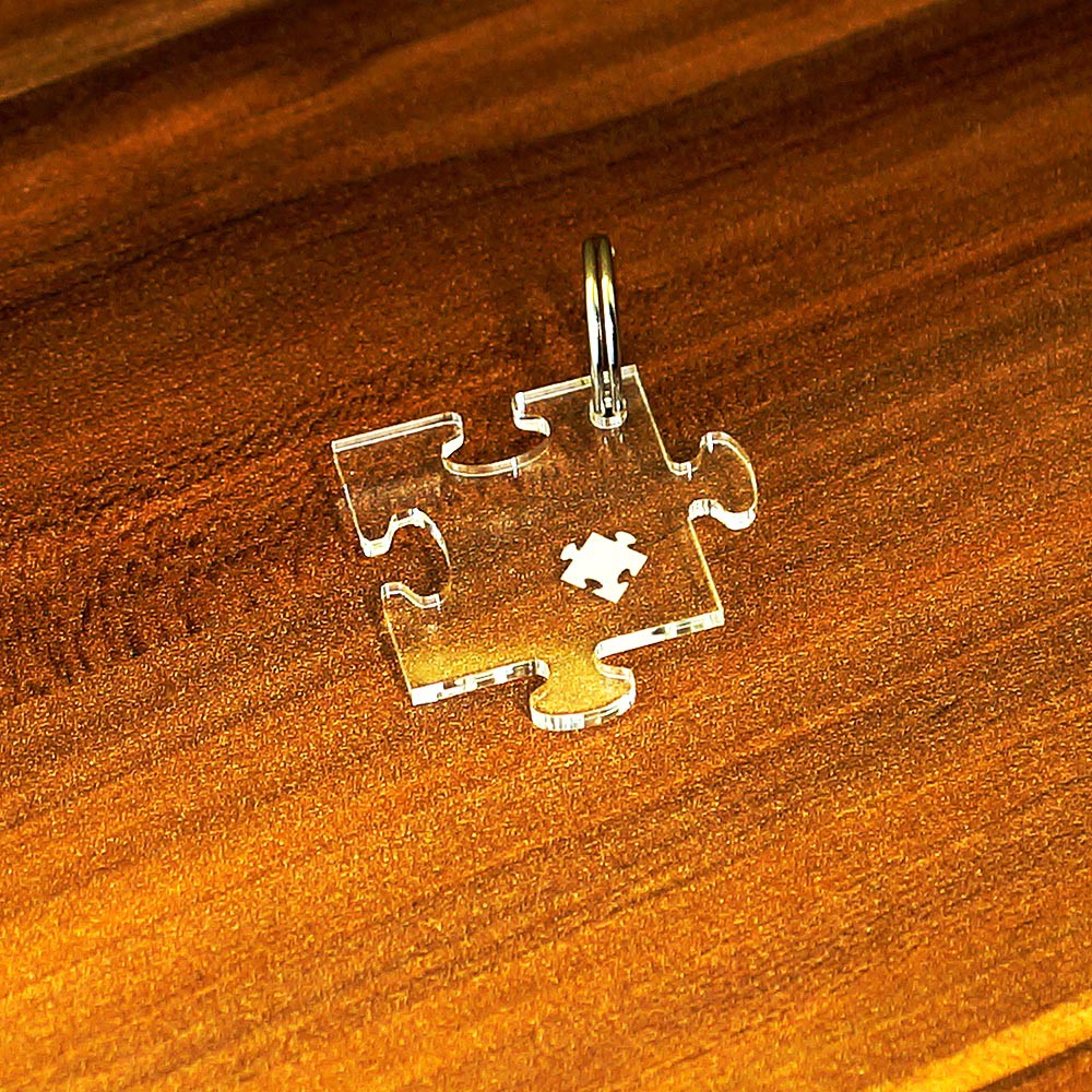 Acrylglas Anhänger, Schlüsselanhänger - Puzzle