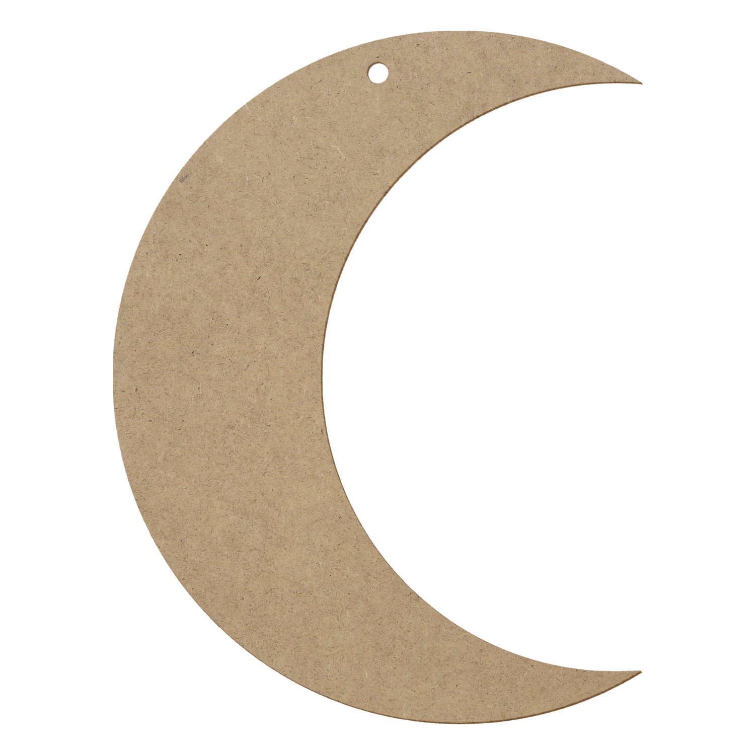 Mond mit 1 Loch MDF Zuschnitt 3-0cm