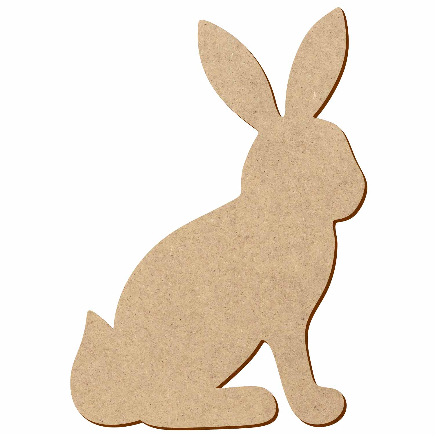 Häschen Hase sitzend MDF Zuschnitt 3-50cm