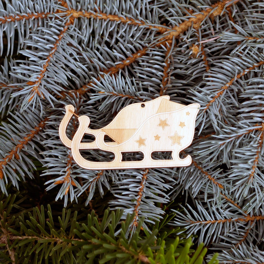 Baumschmuck Weihnachtsmotive - Schlitten