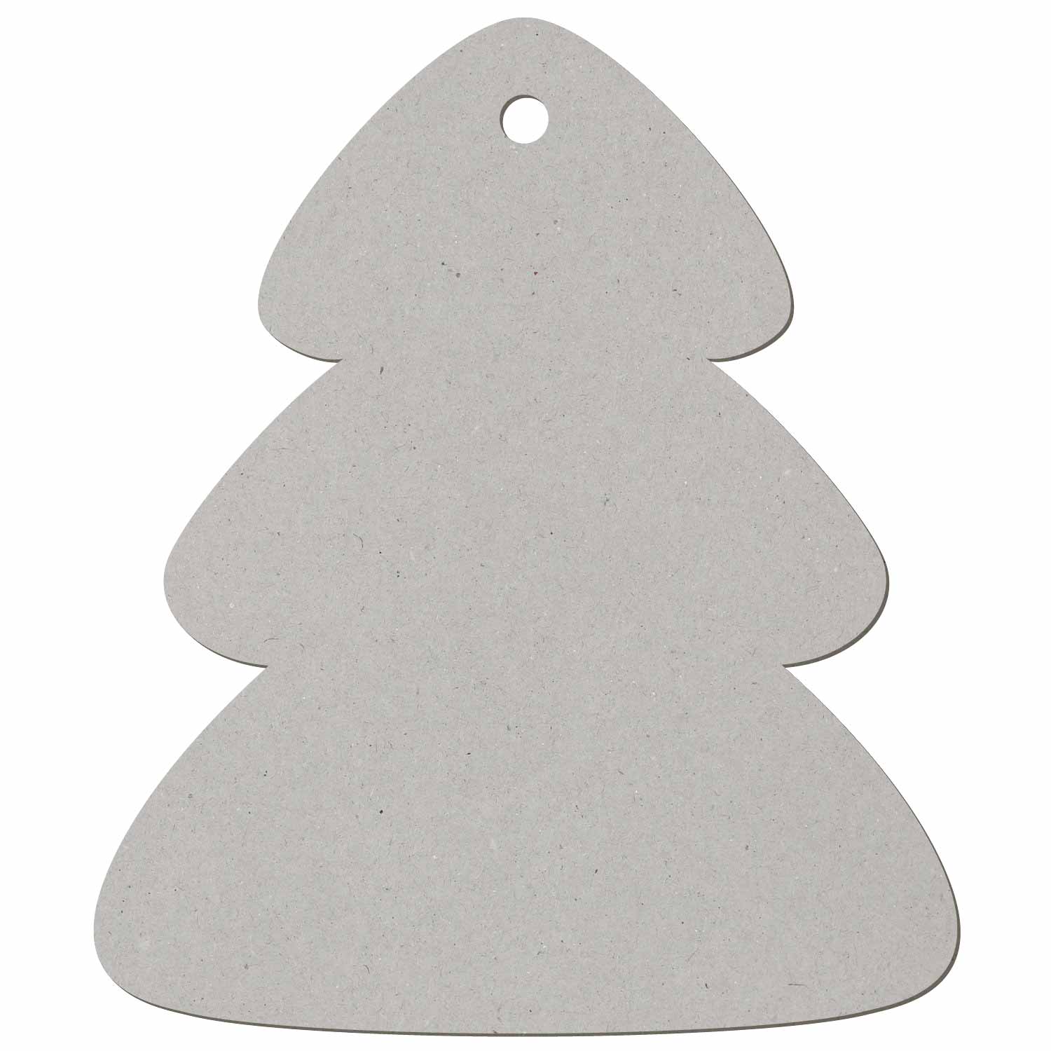 Tannenbaum mit Loch Pappe Zuschnitt 3-50cm