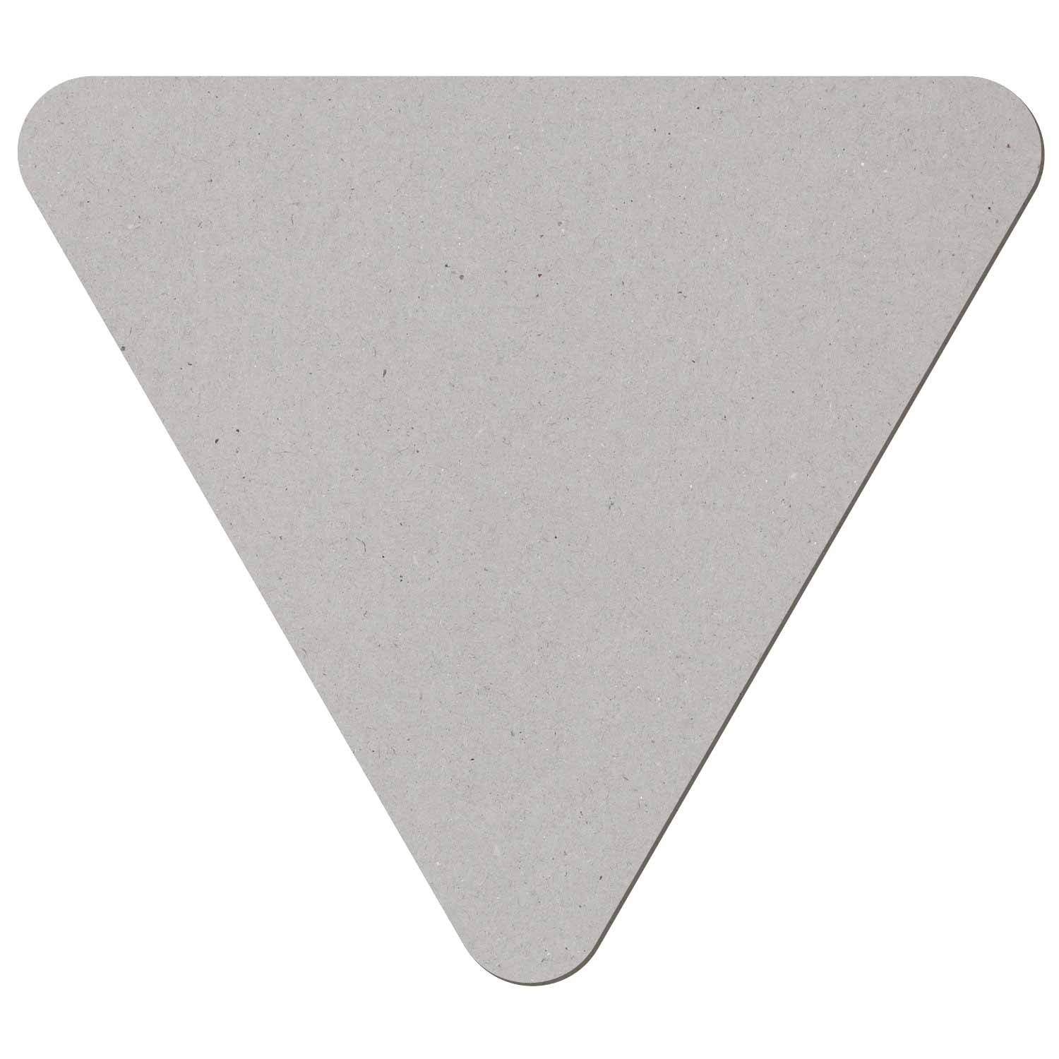 Dreieck gerundet Pappe Zuschnitt 3-50cm