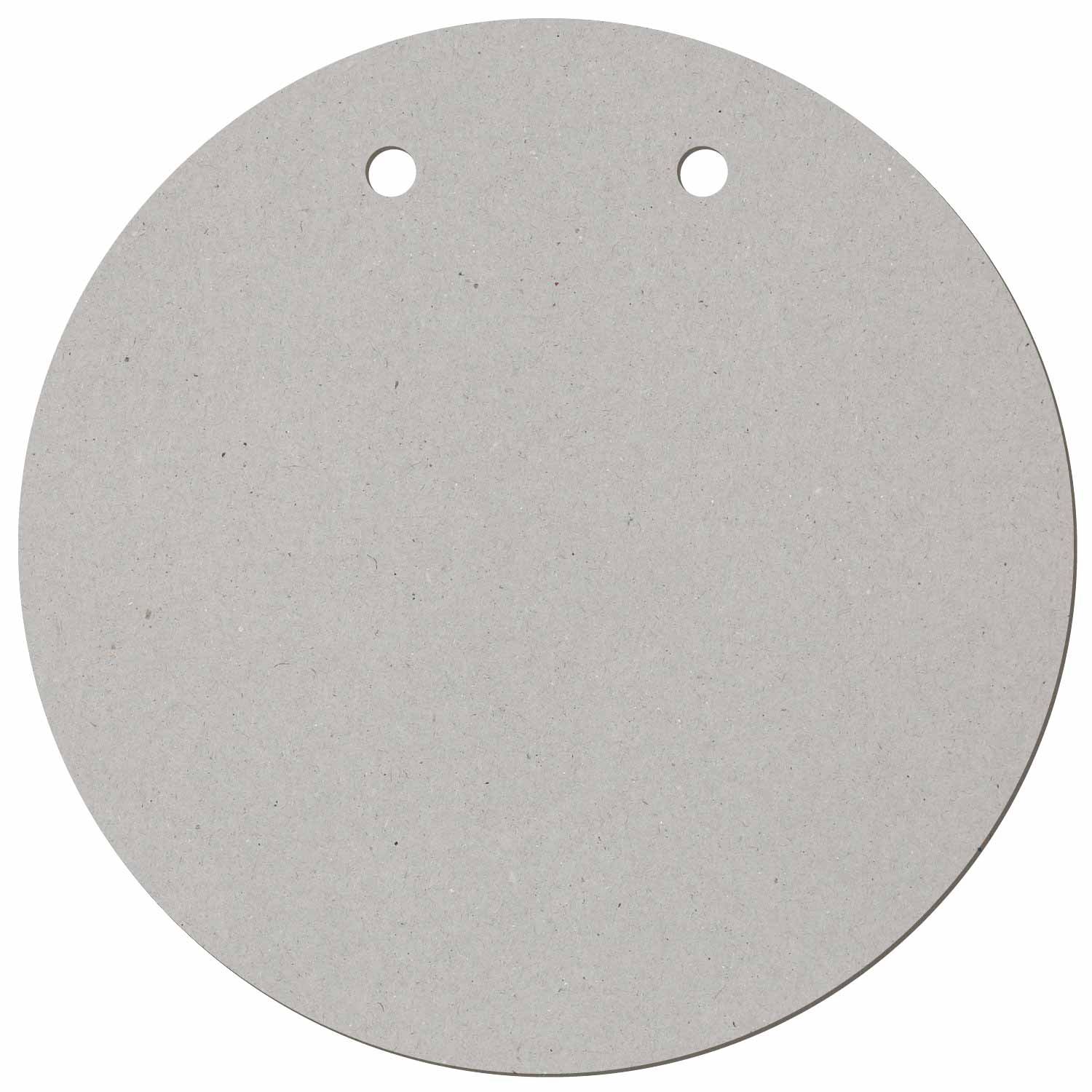 Scheibe mit 2 Löchern nebeneinander Pappe Zuschnitt 3-50cm