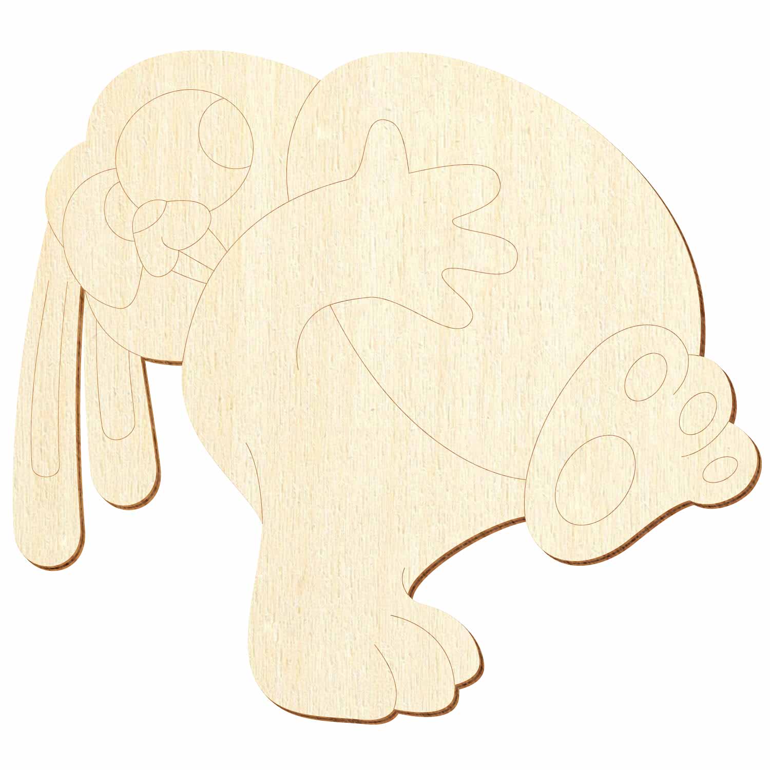 Osterhase mit Ei Holz Zuschnitt 5-50cm