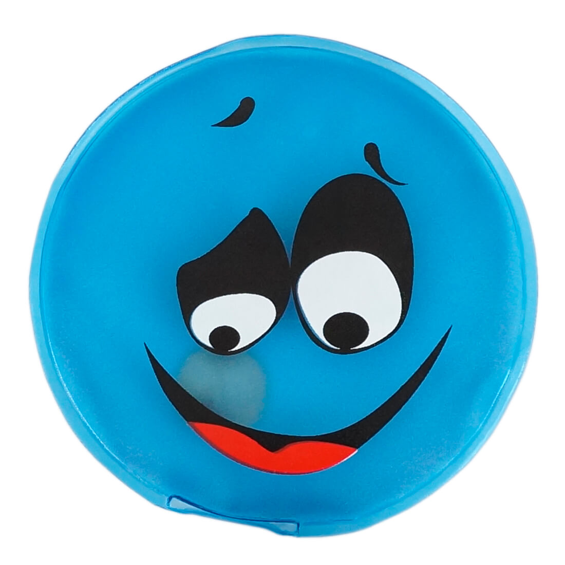 Taschenwärmer Smiley blau