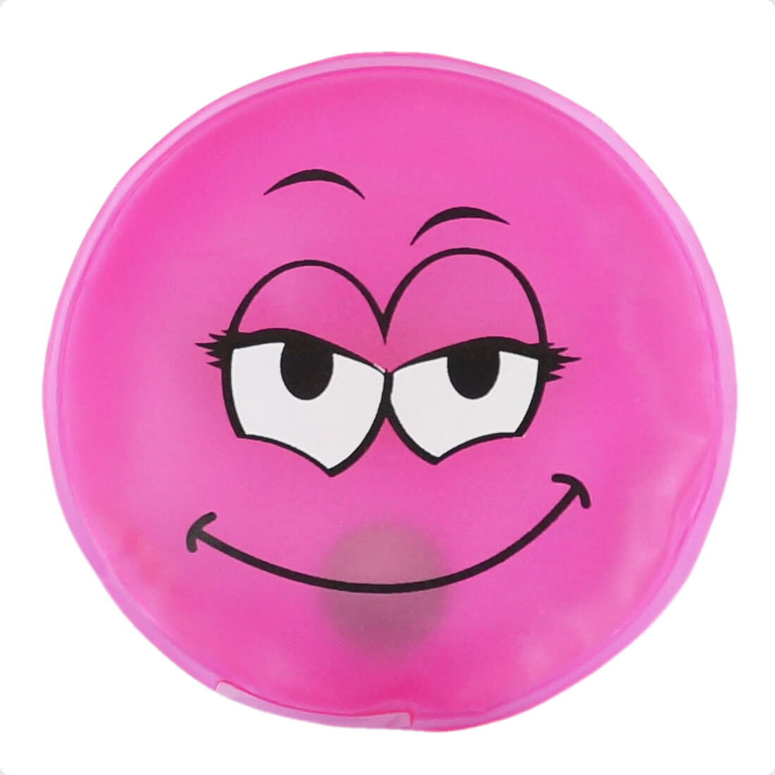 Taschenwärmer Smiley pink