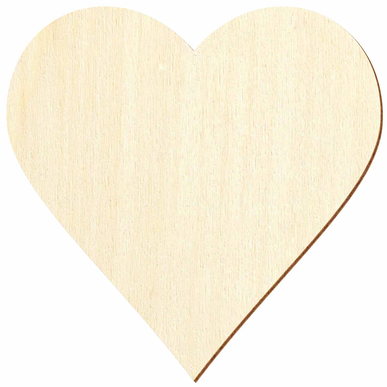 Herz Holz Zuschnitt 1-50cm