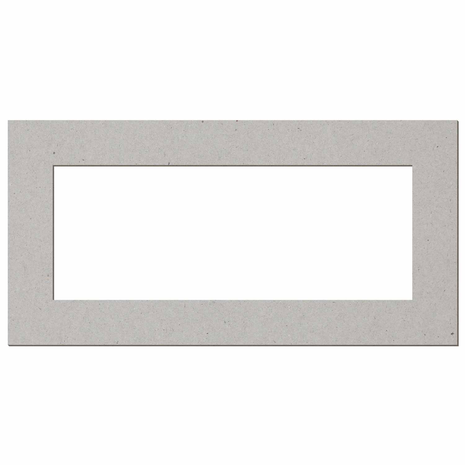 Rechteck mit eckigem Ausschnitt Pappe Zuschnitt 6-50cm