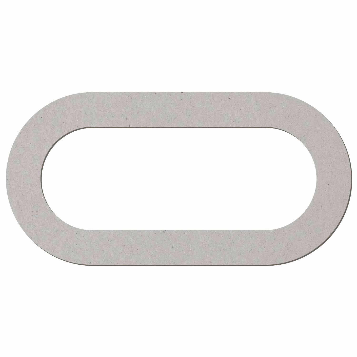 Oval mit ovalem Ausschnitt Pappe Zuschnitt 6-50cm