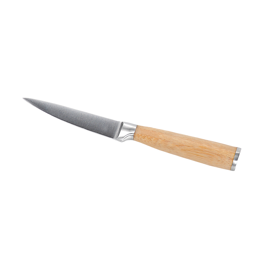 Schälmesser mit Bambusgriff