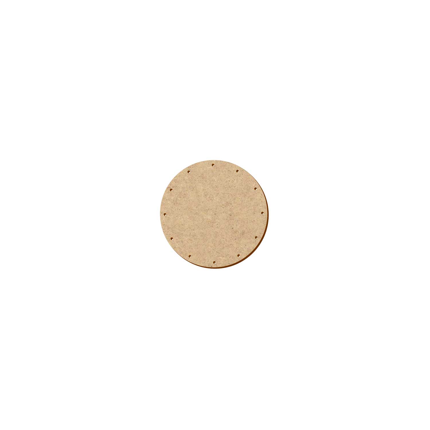 MDF Korbboden rund 9cm Durchmesser 12 Löcher