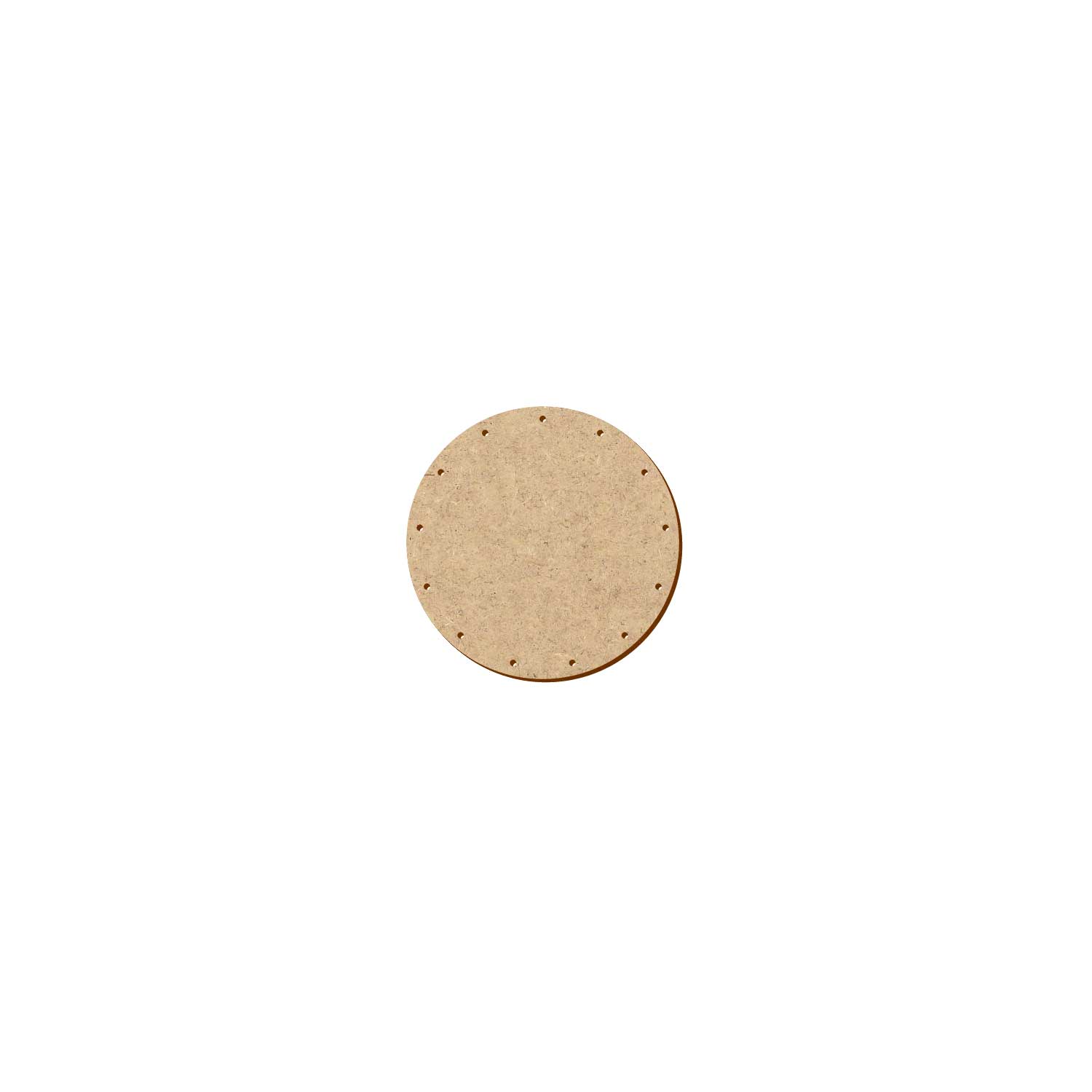 MDF Korbboden rund 9cm Durchmesser 13 Löcher
