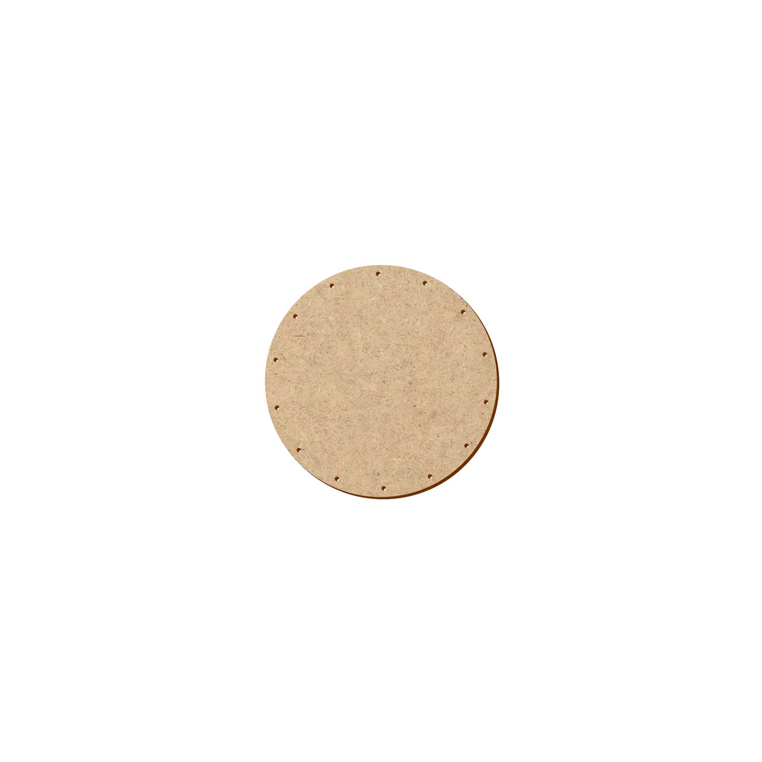 MDF Korbboden rund 11cm Durchmesser 14 Löcher