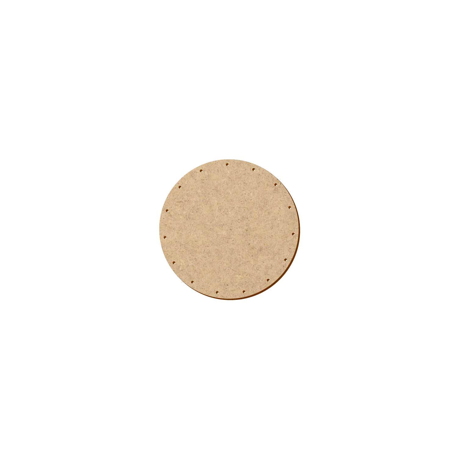MDF Korbboden rund 11cm Durchmesser 15 Löcher