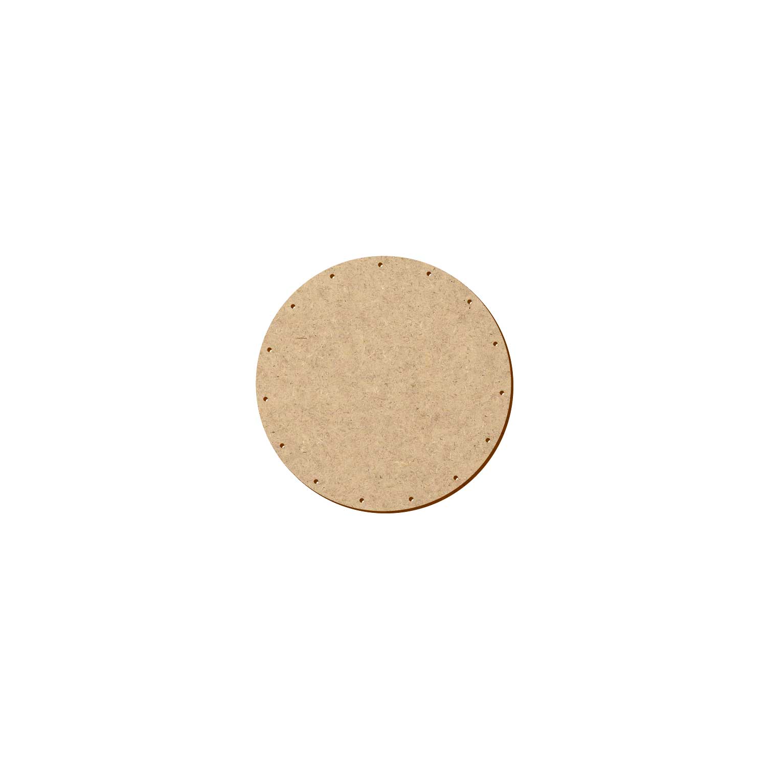 MDF Korbboden rund 12cm Durchmesser 15 Löcher