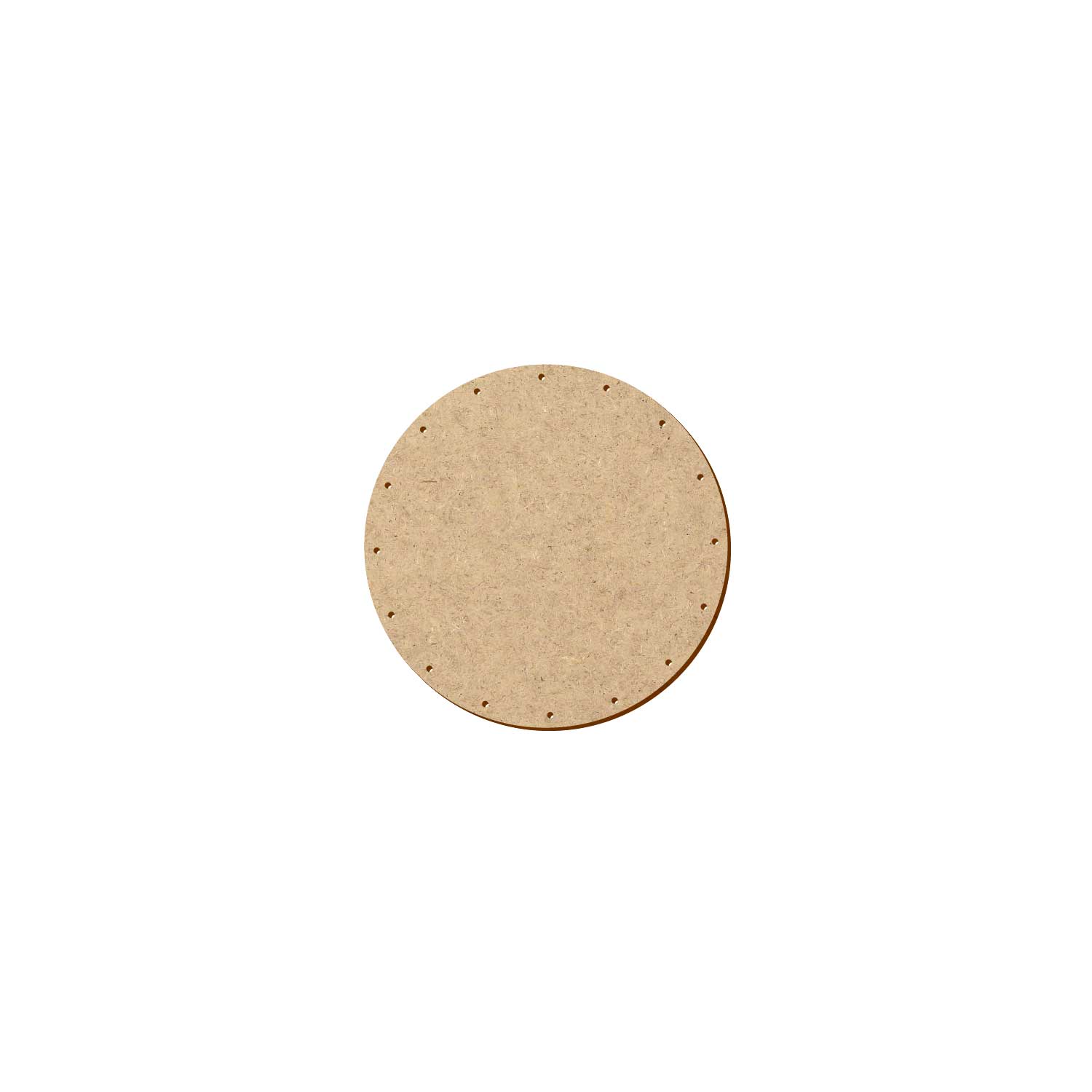 MDF Korbboden rund 12cm Durchmesser 16 Löcher