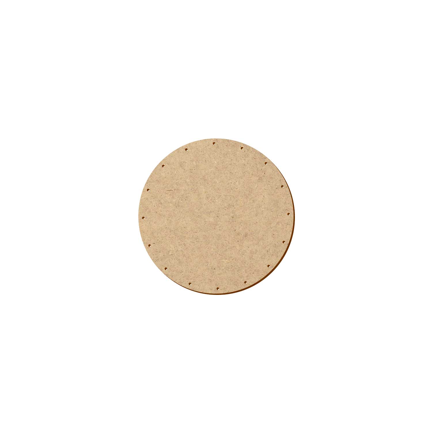 MDF Korbboden rund 13cm Durchmesser 16 Löcher