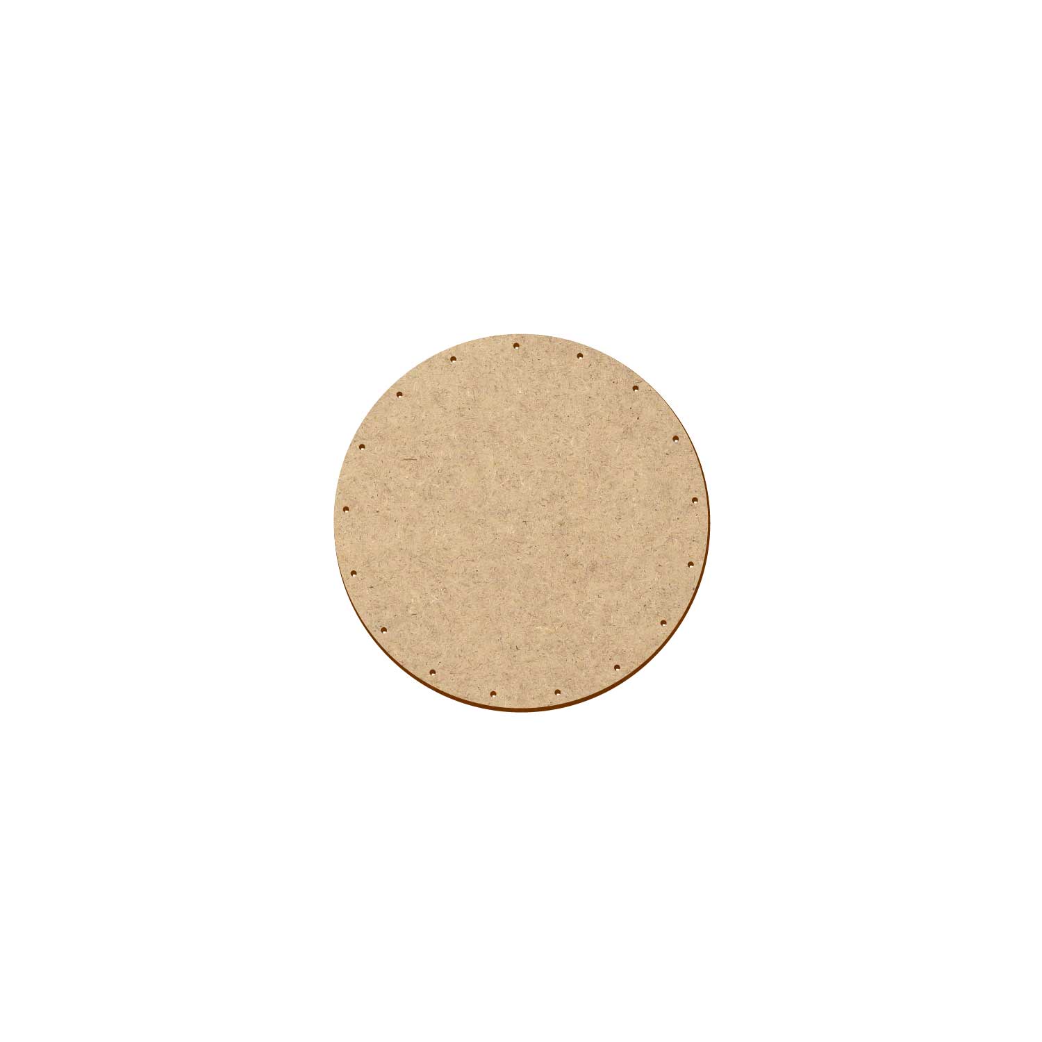MDF Korbboden rund 13cm Durchmesser 17 Löcher