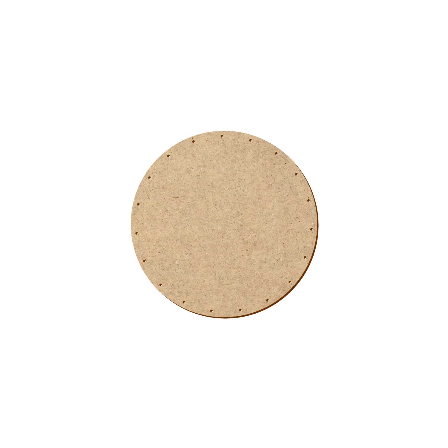 MDF Korbboden rund 15cm Durchmesser 19 Löcher