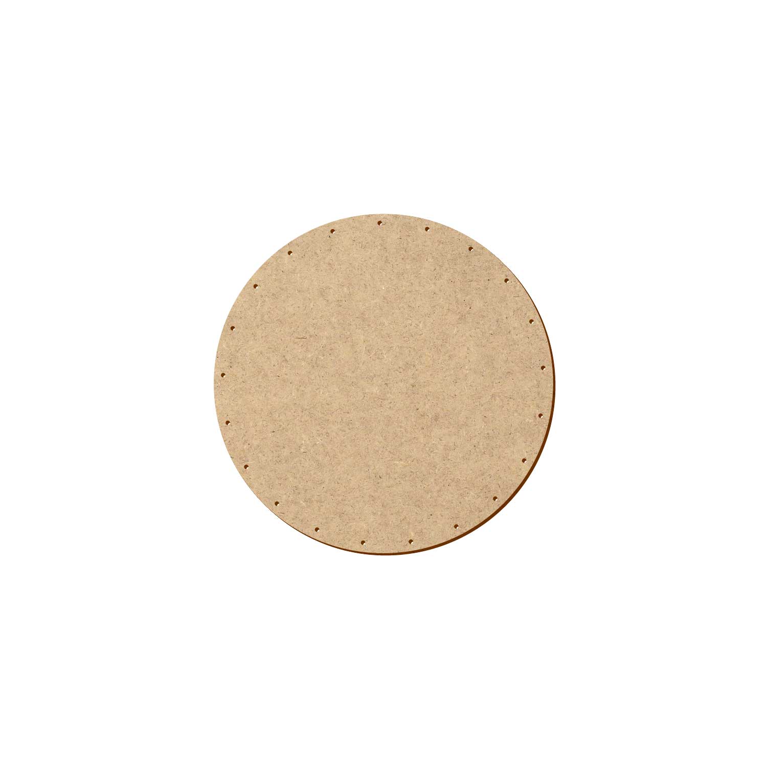 MDF Korbboden rund 15cm Durchmesser 21 Löcher