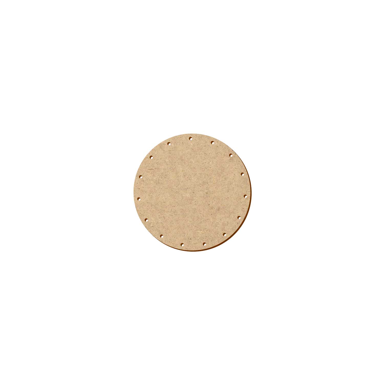 MDF Korbboden rund 11 cm Durchmesser 15 Löcher