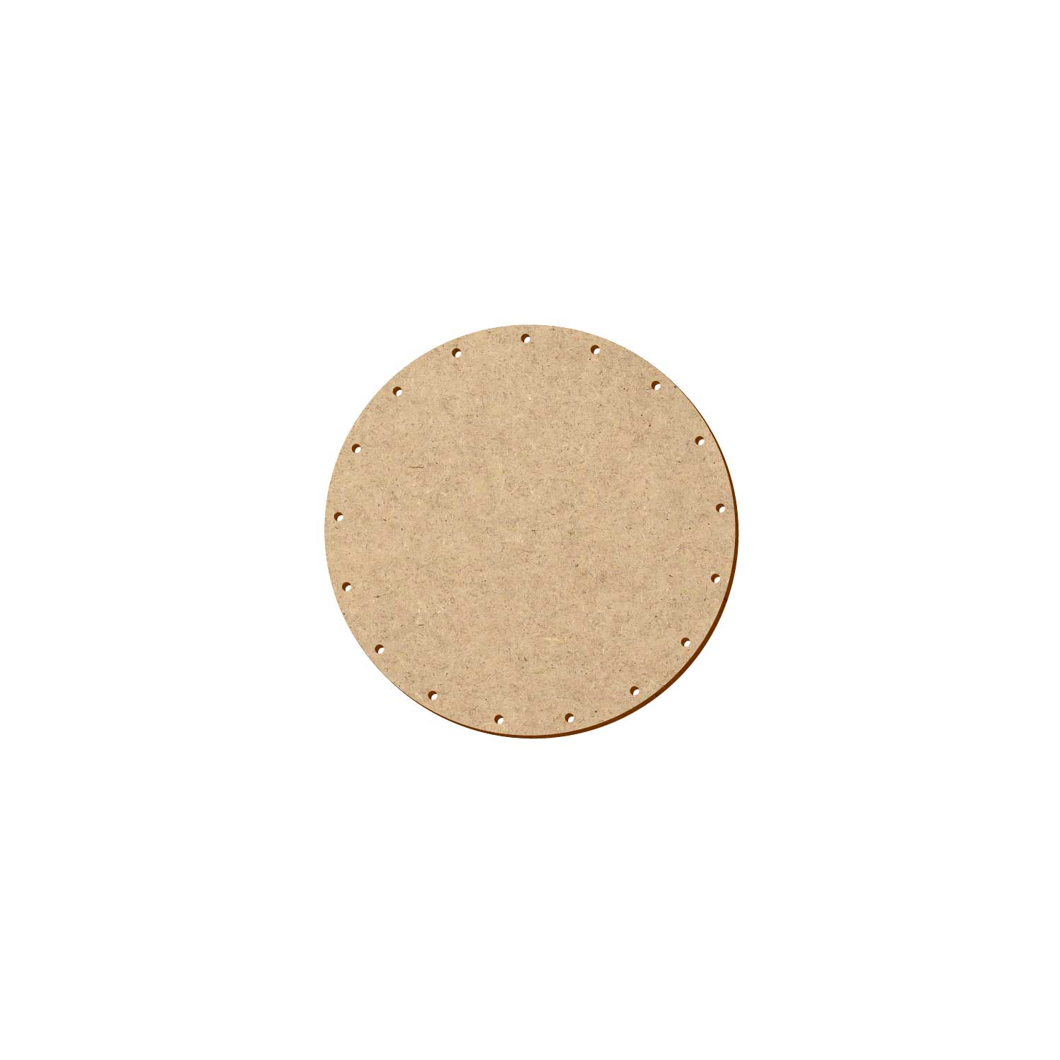 MDF Korbboden rund 14 cm Durchmesser 17 Löcher