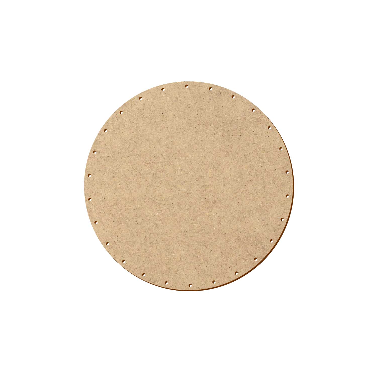 MDF Korbboden rund 20 cm Durchmesser 26 Löcher