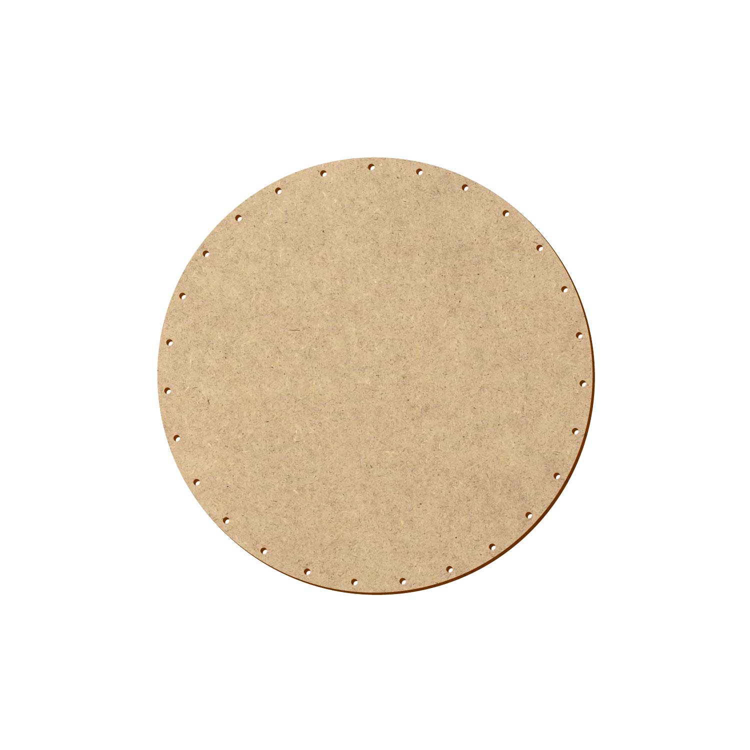 MDF Korbboden rund 21 cm Durchmesser 27 Löcher