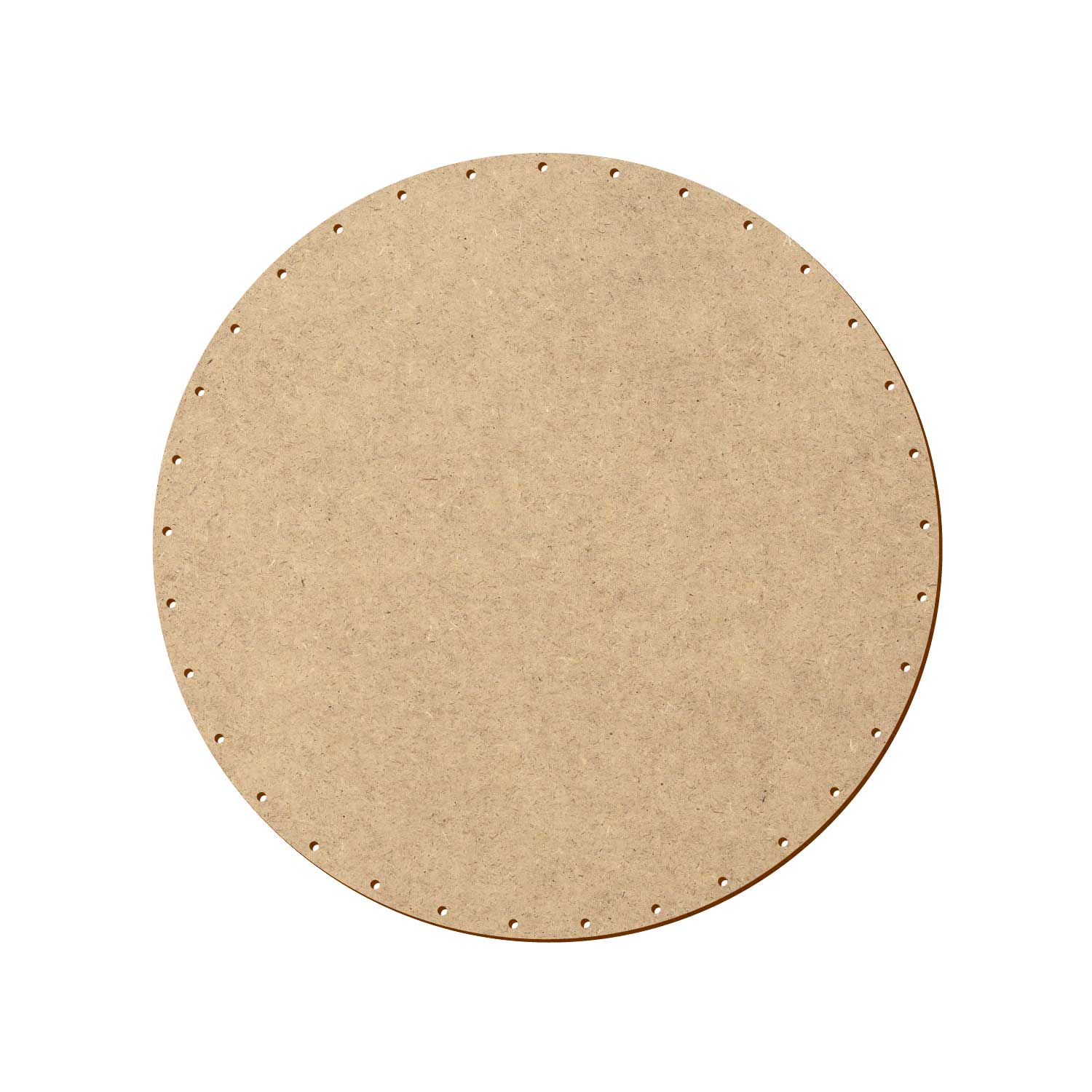 MDF Korbboden rund 26 cm Durchmesser 33 Löcher