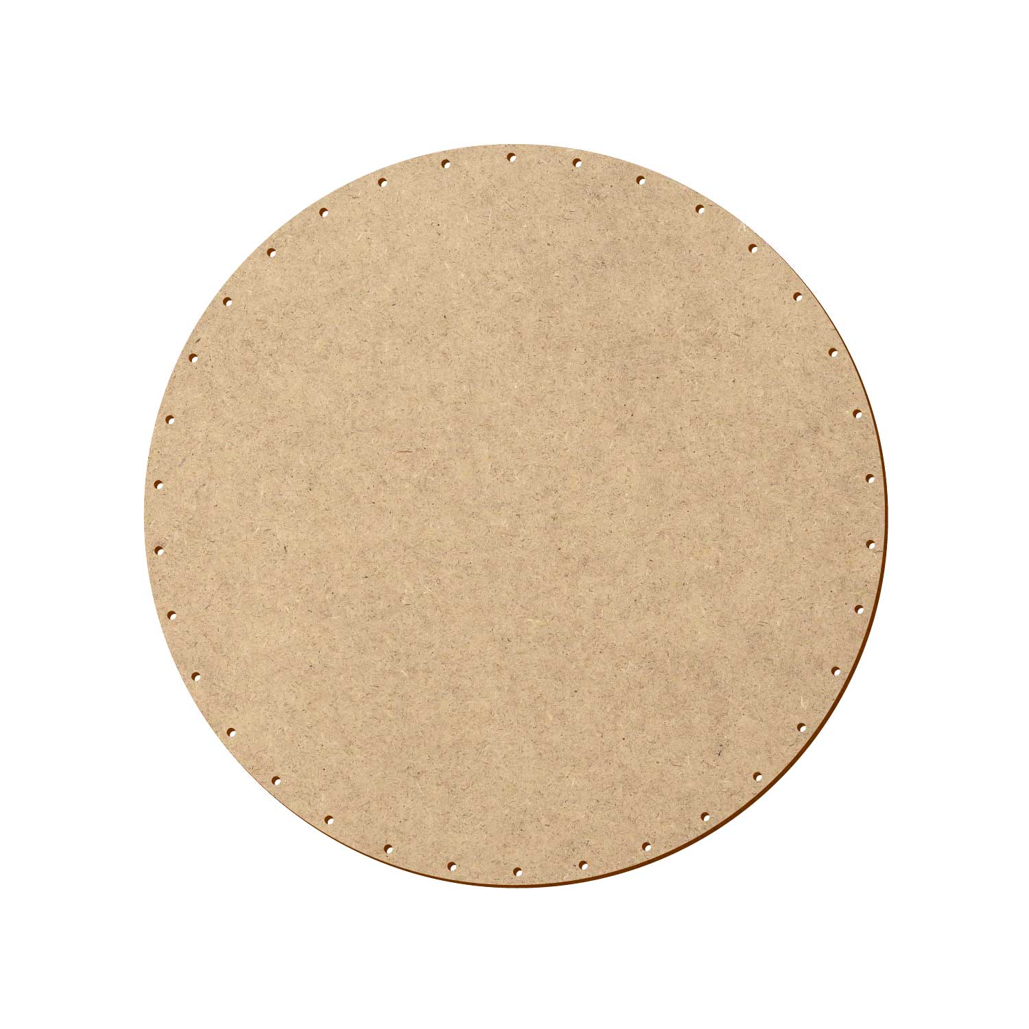 MDF Korbboden rund 26 cm Durchmesser 34 Löcher