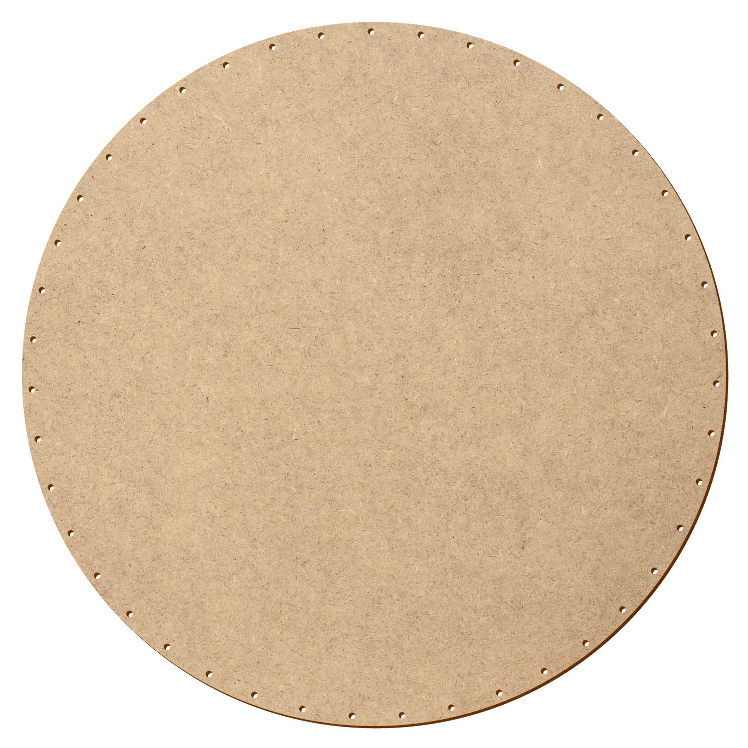 MDF Korbboden rund 34 cm Durchmesser 43 Löcher