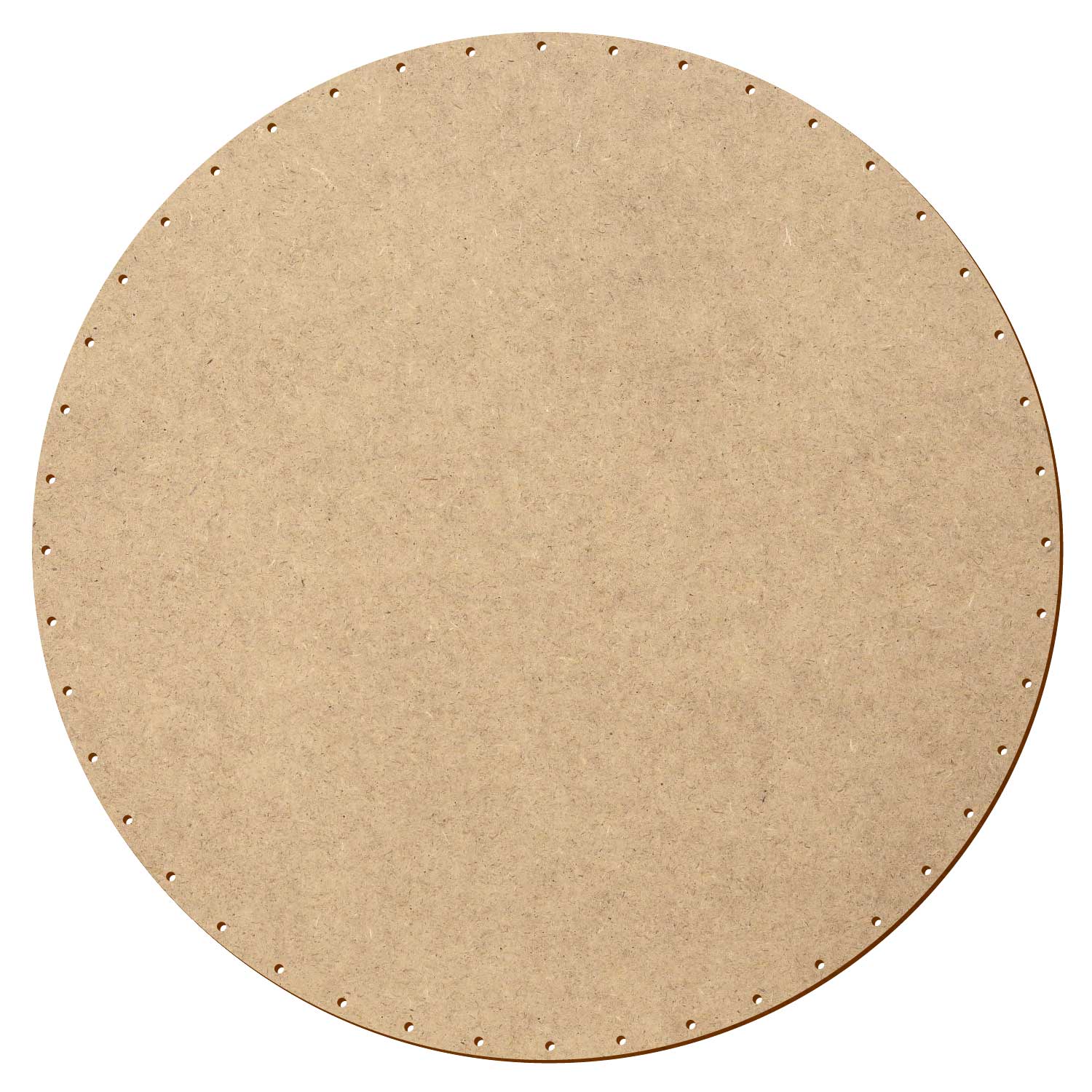 MDF Korbboden rund 34 cm Durchmesser 44 Löcher