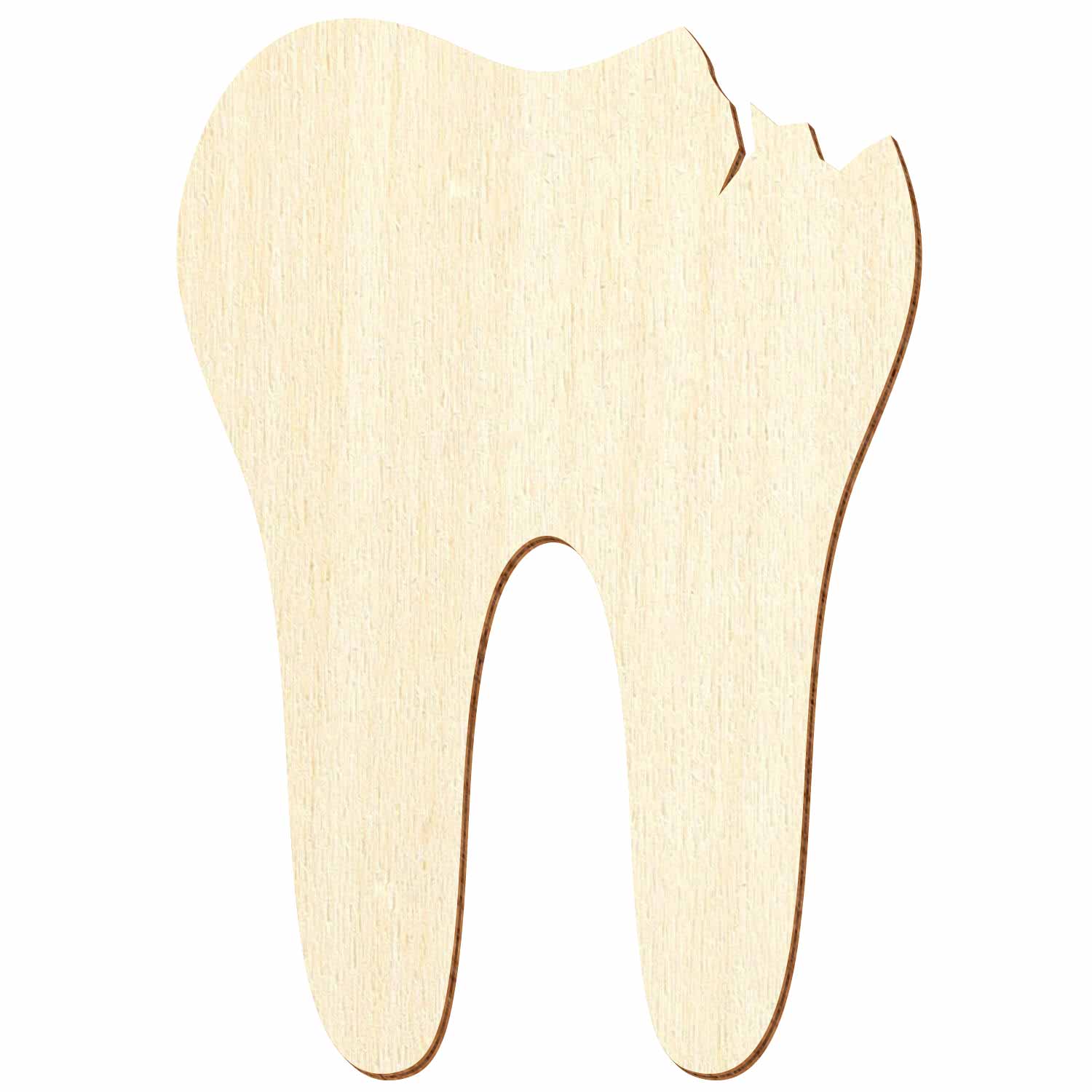 Zahn kaputt V1 Holz Zuschnitt 3-50cm