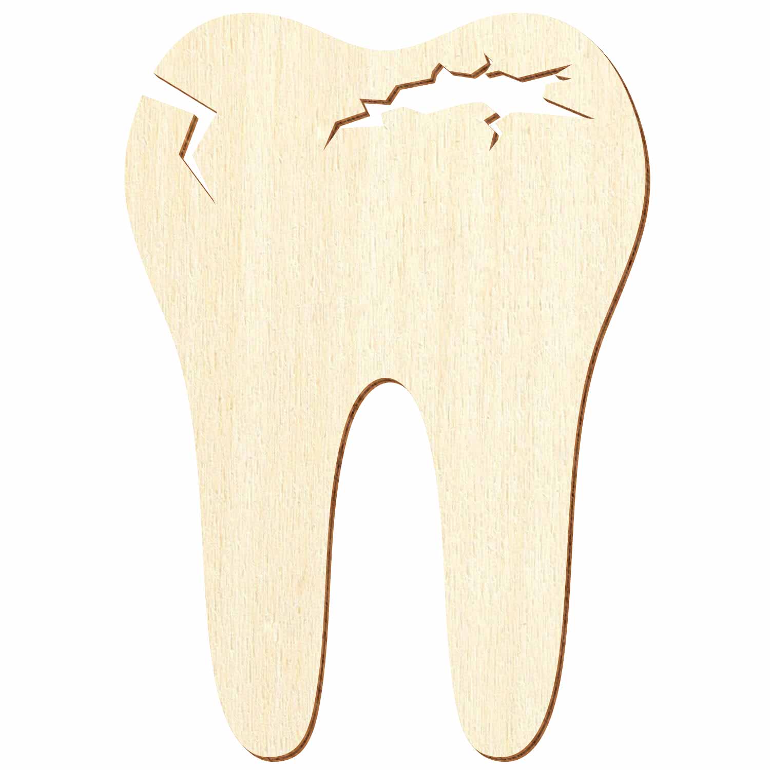Zahn kaputt V2 Holz Zuschnitt 3-50cm