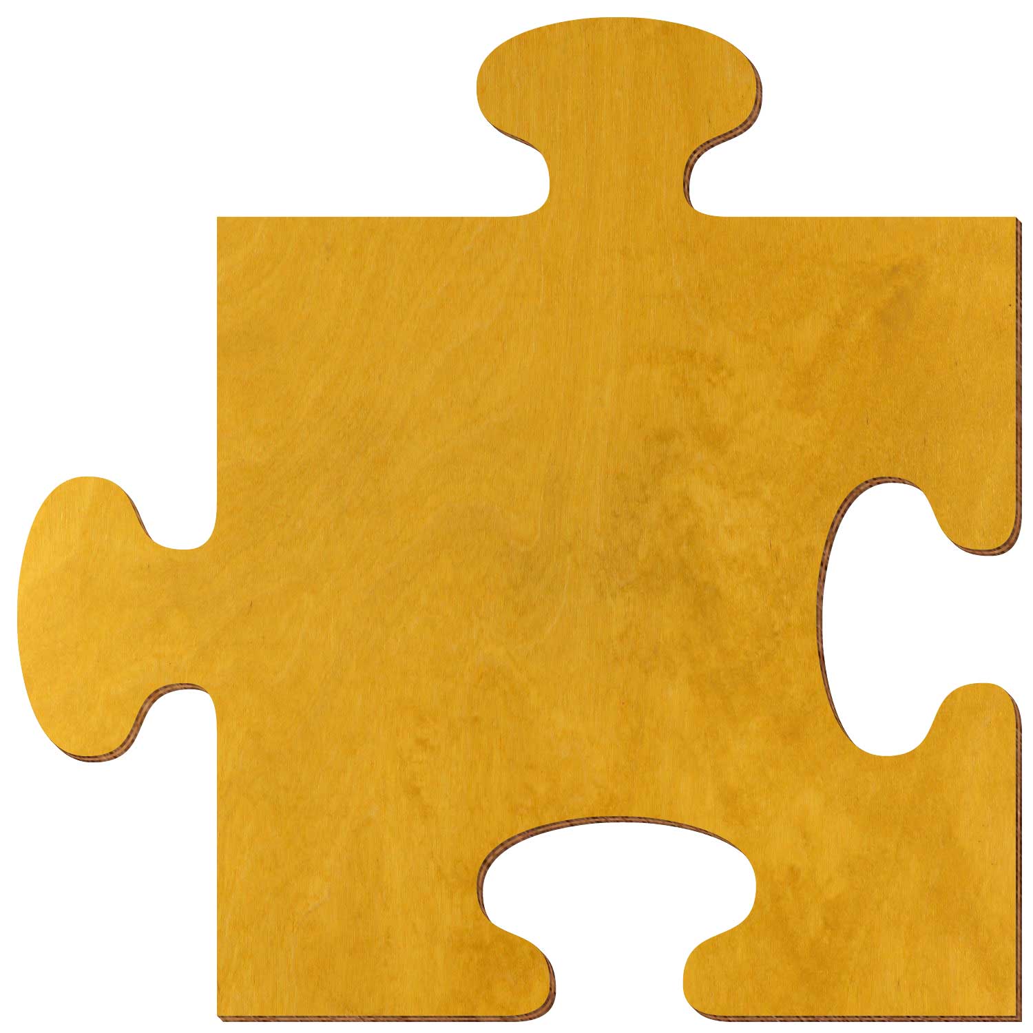 Puzzleteil Eiche Hell aus Birkensperrholz